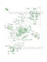 Cylinder Head per Kawasaki Prairie 360 4X4 Hardwoods Green HD 2009
