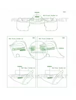 DecalsC6F per Kawasaki Prairie 360 4X4 Hardwoods Green HD 2009