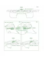 DecalsC7F C9F per Kawasaki Prairie 360 4X4 Hardwoods Green HD 2009