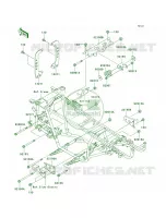 Engine Mount per Kawasaki Prairie 360 4X4 Hardwoods Green HD 2009