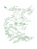 Frame per Kawasaki Prairie 360 4X4 Hardwoods Green HD 2009