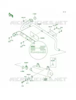Mufflers per Kawasaki Prairie 360 4X4 Hardwoods Green HD 2009