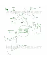 Side Covers per Kawasaki Prairie 360 4X4 Hardwoods Green HD 2009