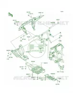 Guards per Kawasaki Brute Force 750 4x4i Hardwoods Green HD 2009
