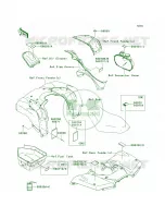 Labels per Kawasaki Brute Force 750 4x4i Hardwoods Green HD 2009