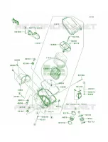 Air Cleaner per Kawasaki Brute Force 750 4x4i NRA Outdoors 2009