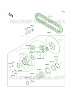 Driven ConverterDrive Belt per Kawasaki Brute Force 750 4x4i NRA Outdoors 2009