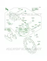 Front Brake per Kawasaki Brute Force 750 4x4i NRA Outdoors 2009