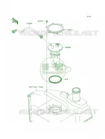 Fuel Pump per Kawasaki Brute Force 750 4x4i NRA Outdoors 2009