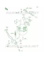 Brake Pedal per Kawasaki Bayou 250 2007