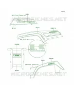 DecalsGreenA7F per Kawasaki Bayou 250 2007