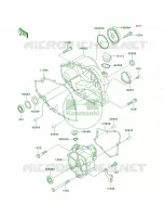 Engine Covers per Kawasaki Bayou 250 2007