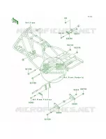 Engine Mount per Kawasaki Bayou 250 2007