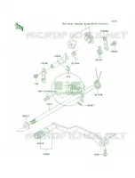 Gear Change Mechanism per Kawasaki Bayou 250 2007