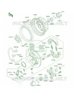 Rear Hub per Kawasaki Bayou 250 2007