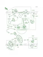 Starter Motor per Kawasaki Bayou 250 2007