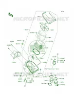 Air Cleaner per Kawasaki Brute Force 650 4x4i 2007