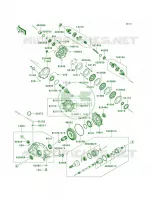 Drive Shaft Rear per Kawasaki Brute Force 650 4x4i 2007