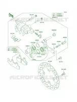 Front Brake per Kawasaki Brute Force 650 4x4i 2007
