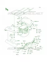 Rear FendersF6F F8F per Kawasaki Brute Force 650 4x4i 2007