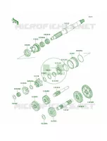 Transmission per Kawasaki Brute Force 650 4x4i 2007