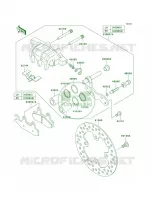 Front Brake per Kawasaki Brute Force 750 4x4i 2007