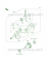 Crankshaft per Kawasaki Prairie 360 2005