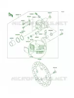Front BrakeB1 per Kawasaki Prairie 360 2005