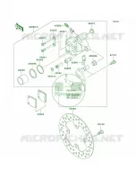 Front BrakeB2B3 per Kawasaki Prairie 360 2005