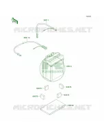 Optional PartsCNBattery per Kawasaki Prairie 360 2005