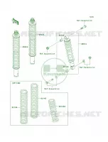 Shock Absorbers per Kawasaki Prairie 360 2005