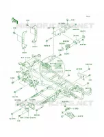 Engine Mount per Kawasaki Prairie 360 2004