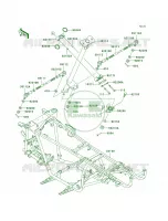 Frame per Kawasaki Prairie 360 2004