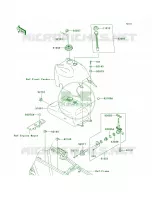 Fuel Tank per Kawasaki Prairie 360 2004