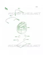 Optional PartsCNBattery per Kawasaki Prairie 360 2004