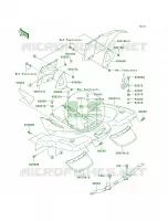 Rear Fenders per Kawasaki Prairie 360 2004