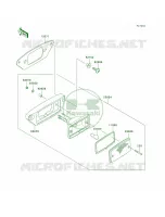 TaillightsJKBVFHB1 3B503052  per Kawasaki Prairie 360 2004
