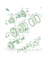 Clutch per Kawasaki Bayou 300 4X4 1990