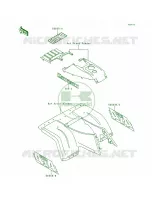 DecalsKLF300 C3C4 per Kawasaki Bayou 300 4X4 1990
