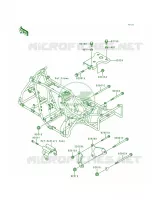 Frame Fittings per Kawasaki Bayou 300 4X4 1990