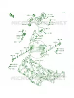 Frame per Kawasaki Bayou 300 4X4 1990