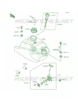 Fuel Tank per Kawasaki Bayou 300 4X4 1990