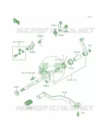 Gear Change Mechanism per Kawasaki Bayou 300 4X4 1990