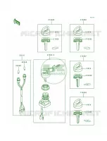 Ignition Switch per Kawasaki Bayou 300 4X4 1990