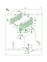 Optional PartsRadiator per Kawasaki Bayou 300 4X4 1990