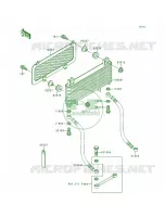 Radiator per Kawasaki Bayou 300 4X4 1990