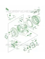 Rear Hub per Kawasaki Bayou 300 4X4 1990