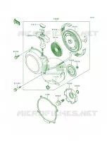 Recoil Starter per Kawasaki Bayou 300 4X4 1990