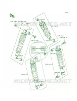 Shock Absorbers per Kawasaki Bayou 300 4X4 1990