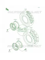 WheelsTires per Kawasaki Bayou 300 4X4 1990